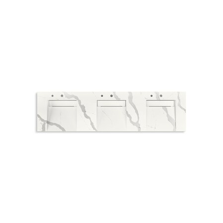 Kohler 90In Wall-Mount Basin Lavatory System In Et Bianco Cal 81031-BSS-KEB